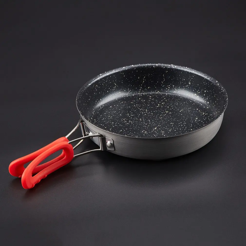 

Small Outdoor Foldable Non-stick Frying Pan Non-stick Pan Induction Cooker General Steak-fried Frying Pan