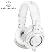 Audio-Technica мониторные наушники ATH-M50x Проводные закрытые задние динамические Накладные Наушники Hi-Fi складные наушники съемные кабели