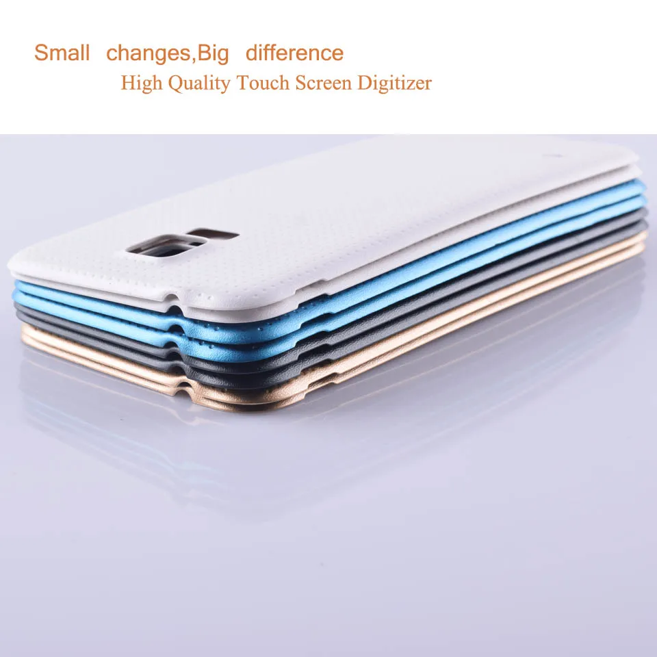 10 шт./лот для Samsung Galaxy S5 i9600 G900F G900H SM G900 корпус Крышка батарейного отсека задняя