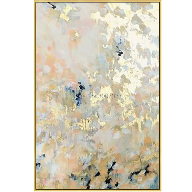 

Picture Creative Imagine handmade Canvas Painting Abstract oil painting gold color Wall Art Entrance Office Bedroom wall picture