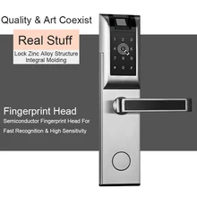 Eseye Digital Door Lock Smart APP Bluetooth Password Fingerprint Lock For Home Apartment Electronic Door Lock digital electronic smart lever locks handle password passage entry satin chrome password lock