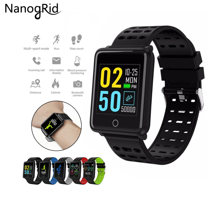

F3 Smart Bracelet Color Screen Heart Rate Blood Pressure Monitoring Fitness Track Wristband IP68 Waterproof Health Smart Watch