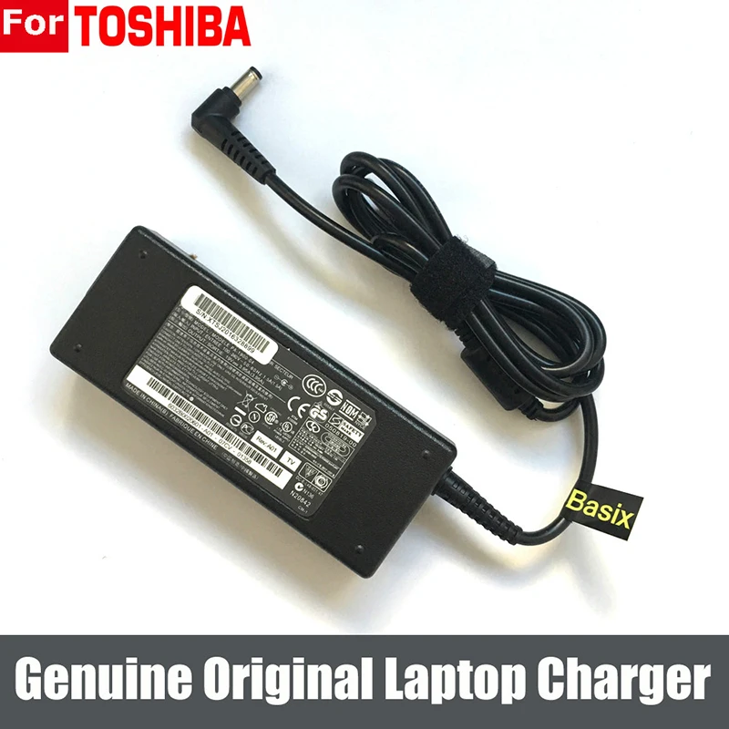 Натуральная 75 W 19 V 3.95A адаптер переменного тока Зарядное устройство Питание для ноутбука Toshiba Satellite A105 A105-S2061 A105-S2712 A305-S6903 Зарядное устройство