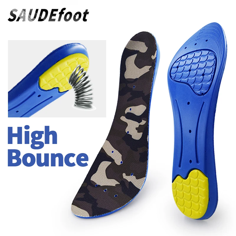 Стельки Saudefoot для ортопедических кроссовок спортивные дышащие стельки