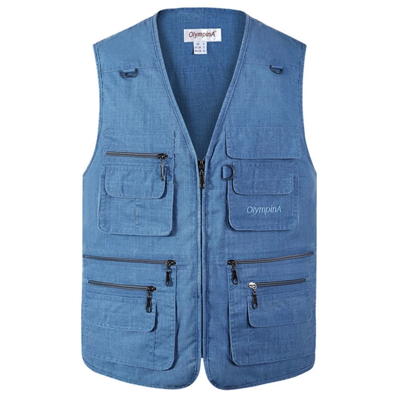 

Ultralight Men Hiking Fishing Vest Quick-Drying Mesh Tactical Camping Climbing Vest Outdoor Waistcoats With Multi Pock