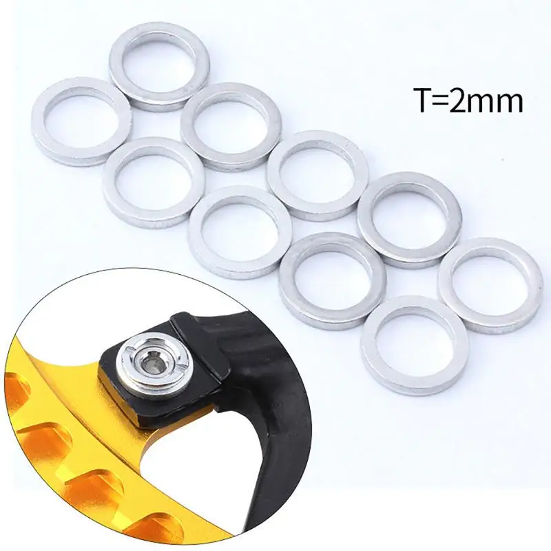 10pcs aluminum alloy Bicycle Bike Bicycle Nail Plate Dental Screw Bolt