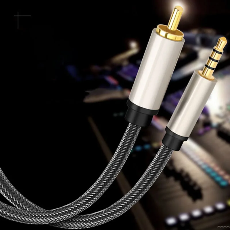 RCA Coaxial Aux RCA to 3.5mm Jack SPDIF Stereo Digital Coaxial Audio Video RCA Aux Cable For Xiaomi Mi 1/2 TV Amplifier Soundbar RCA Coaxial Aux RCA to 3.5mm Jack SPDIF Stereo Digital Coaxial Audio Video RCA Aux Cable For Xiaomi Mi 1/2 TV Amplifier Soundbar