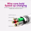 Câble Micro USB 2.4 A pour recharge rapide et transfert de données, cordon de chargeur pour téléphone portable, compatible avec Samsung Xiaomi Huawei, 1/1.5/2 M ► Photo 3/6