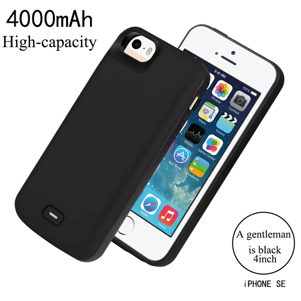 

CASEWIN Battery Charger Case For iPhone SE 5SE 5 5S Case 4000mAh Power Bank Battery Charging Charger Case For iPhone 6 7 Xs Max
