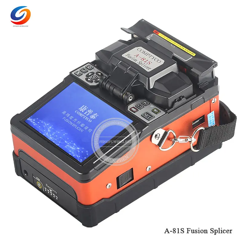 

Cheap FTTH Fiber Optic Welding Splicing Machine A-81S Fusion Splicer with 9 Seconds Splicing Time Free shipping