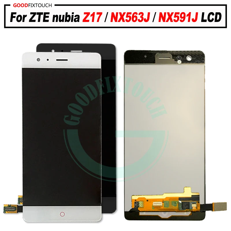 ЖК-дисплей качества AAA для ZTE nubia Z17 + дигитайзер сенсорного экрана nx563j nx591j в сборе |