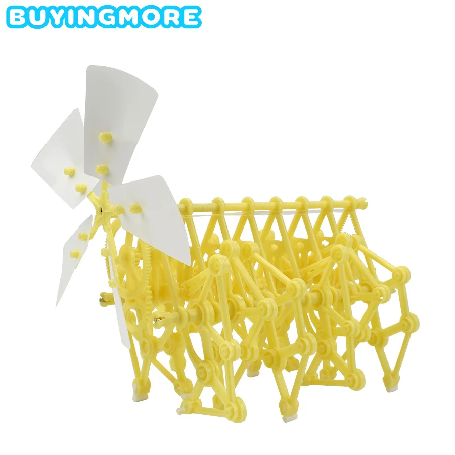 

Science Toys Mini Strandbeest Model Kits Wind Power Beast Educational Toys for Children DIY Handmade Assembly Plastic Model Gift