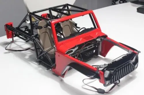 Капо RC 1/8 гоночный JKMAX металлический Рок Гусеничный комплект Модель шасси картина