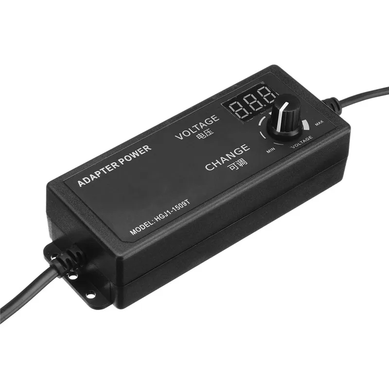 Fuente de adaptador de corriente ajustable AC DC 4-24V 2.5A 60W Cont Fuente de adaptador de corriente ajustable AC DC 4-24V 2.5A 60W Cont