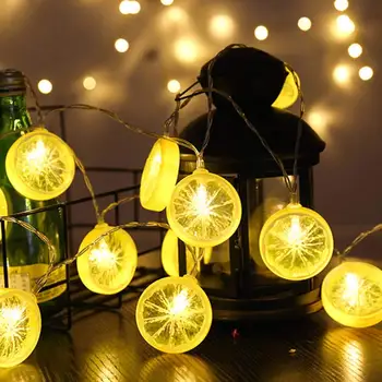 

Star 20 LED 10.3 ft Lemon String Lights Battery Operated for Indoor Wedding Party Christmas Tree Bedroom Decoration Warm White