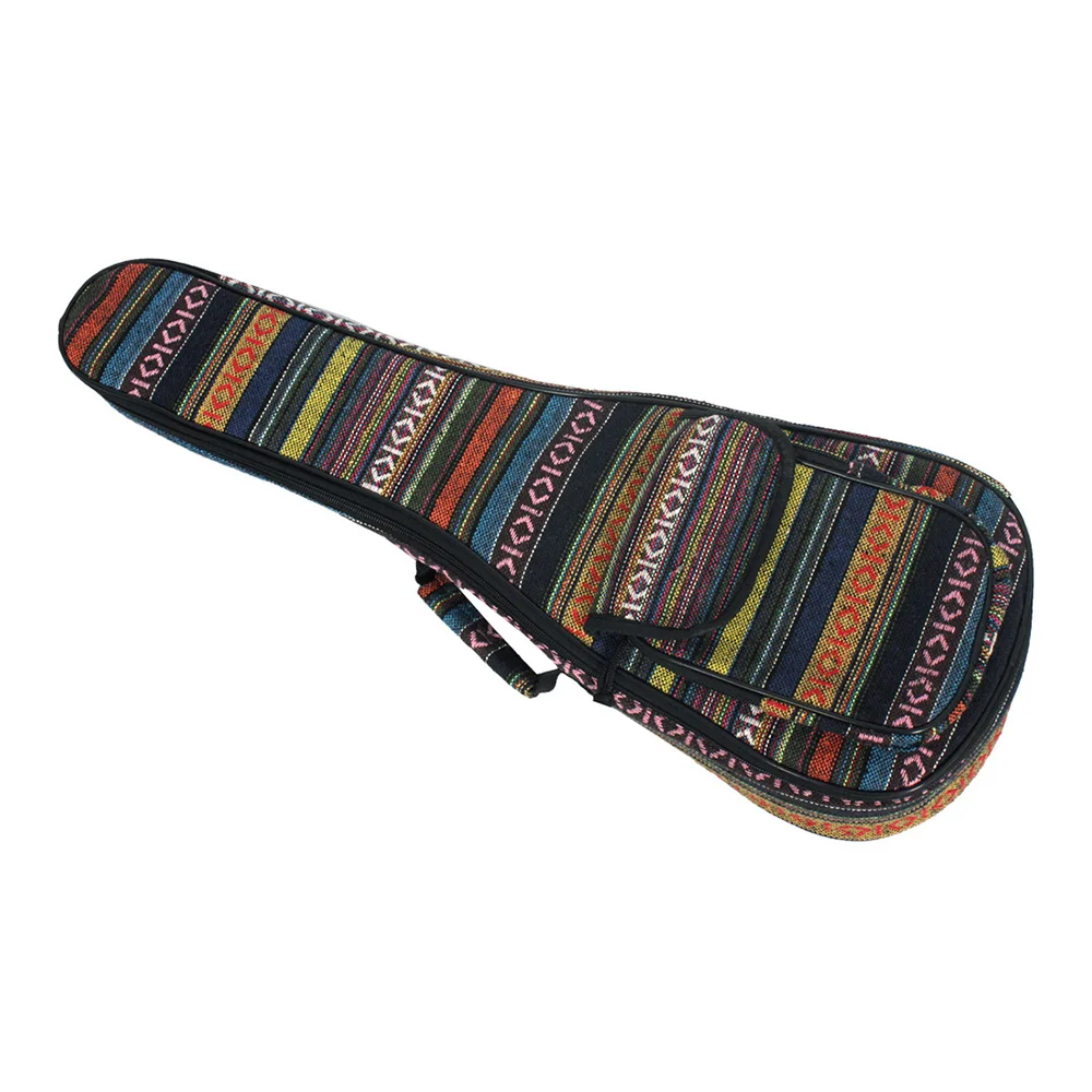 

Special National Style 23" Ukelele Ukulele Uke Bag Backpack Case 6mm Colorful with Adjustable Strap for Concert Ukeleles