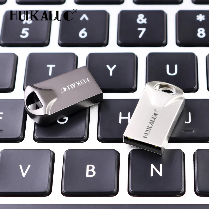 Мини металлический Флешка 64 ГБ USB флэш накопитель 32 Гб USB2.0 карта памяти