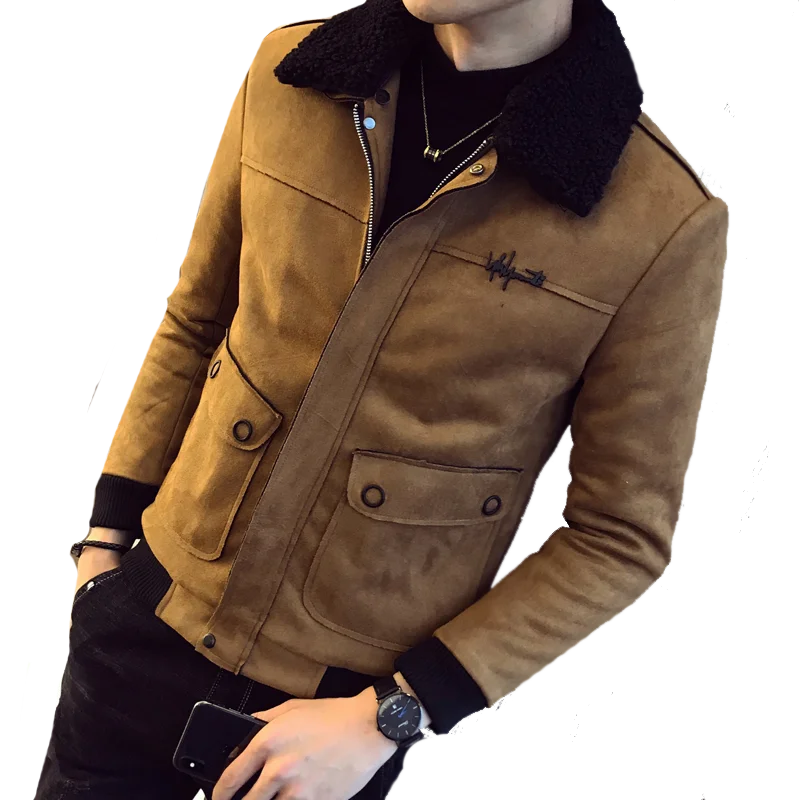 Осенняя новая куртка мужская стойка воротник Корейская версия самосовершенствование тренд случайный красивый тонкий бейсбольная форма куртка