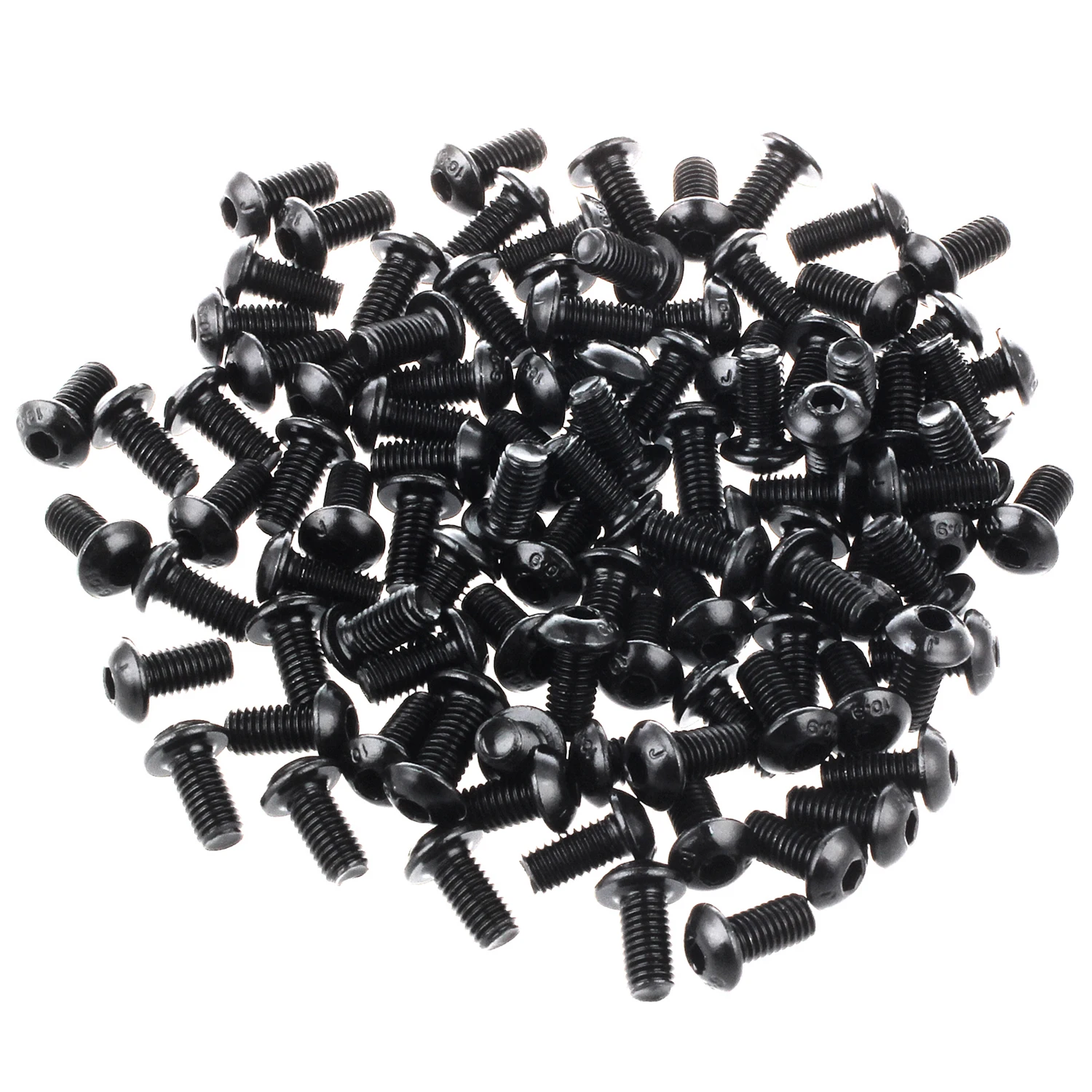 

100 pcs M5 x 10 mm Hexagon socket button head screws Button Head Hex Socket Cap Screws Alloy Steel Machine Screws