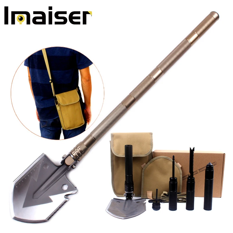 

Multi-purpose engineering shovel Folding self-defense shovel Outdoor camping supplies tools Survival equipment