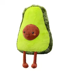 Авокадо форма подушки детские фрукты плюшевые игрушки DIY Форма d кукла она имеет мягкие ткани и дружественные улыбка