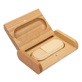 

Wooden USB 2.0 Drive Memory Flash Stick Pen Storage U Disk with Wood Case