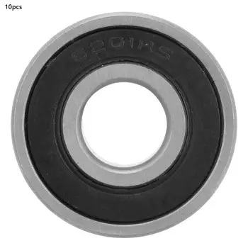 

rodamientos 10Pcs 6201-RS Bearing Steel Deep Groove Ball Bearing 12mm linear slide bearings Wholesale