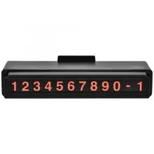 JK-430 автомобильный световой цифровой номер телефона Временная телефонная карта стоп знак горячая распродажа