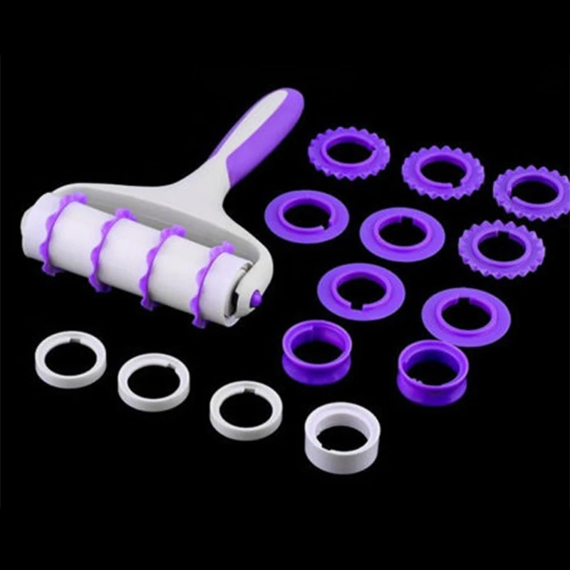 Free Shipping Cake Roller Set Rolled Fondant Decorative Border Tools