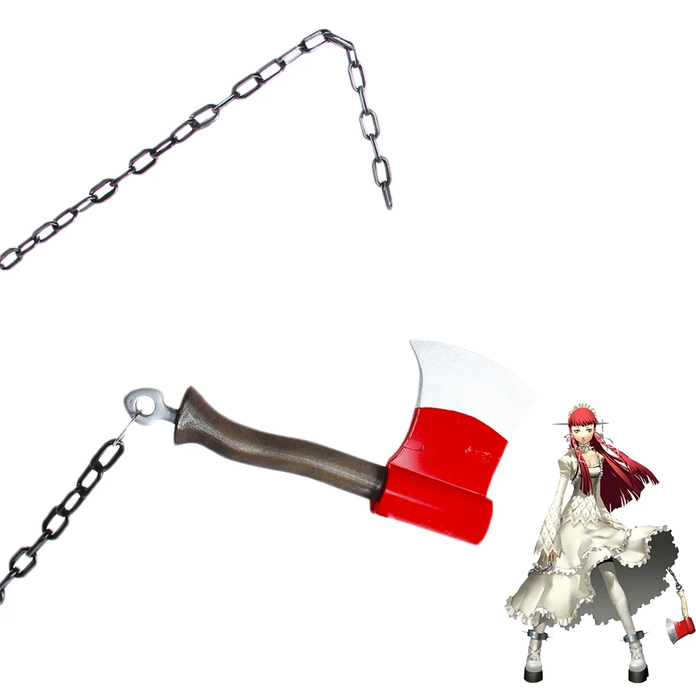 

Shin Megami Tensei Persona 3 Chidori Yoshino Hatchet and Chain Cosplay Prop