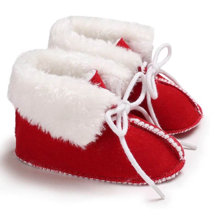 infant girl red shoes