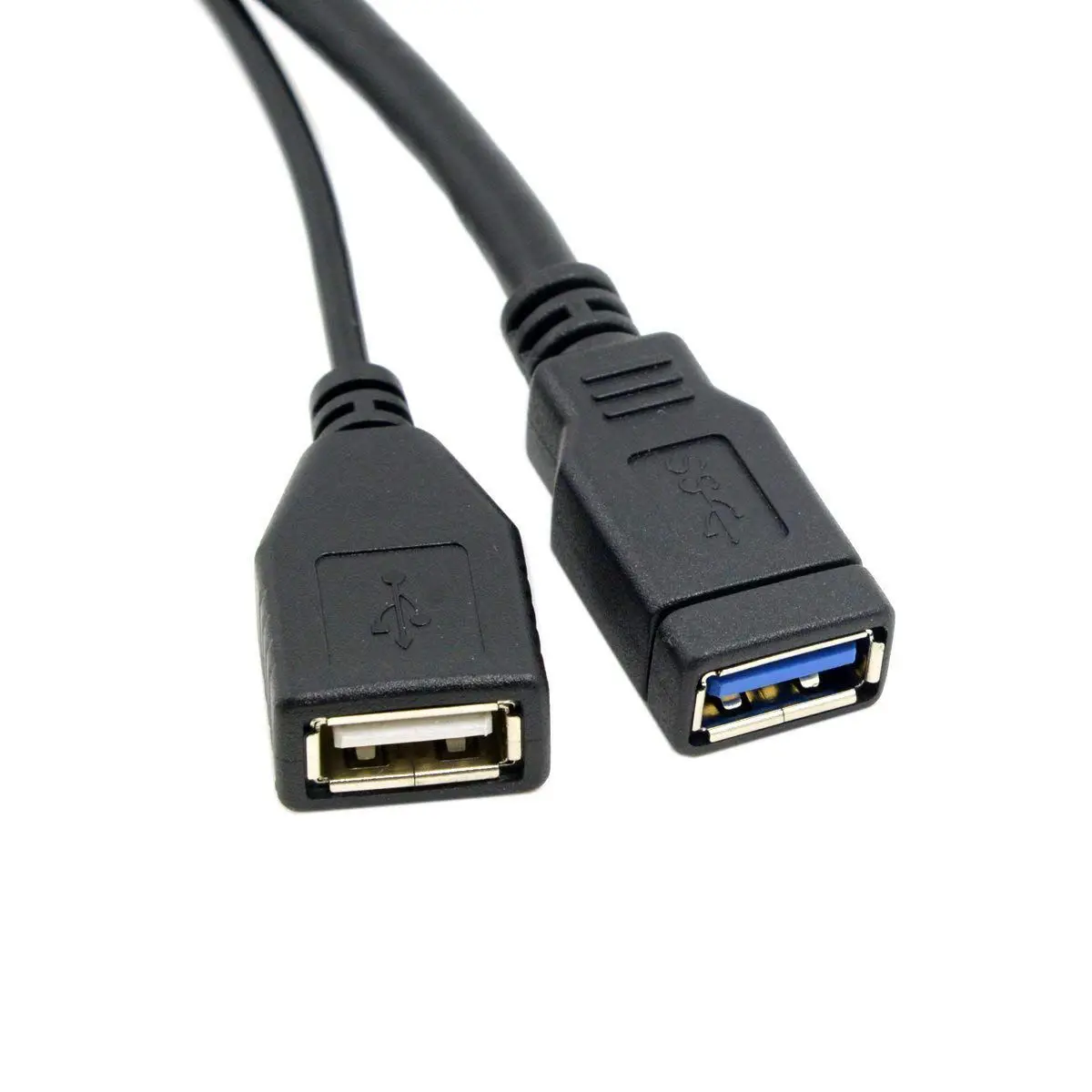 USB 3 0 Женский двойной мужские удлиненные Мощность данных Y кабель удлинитель для 2