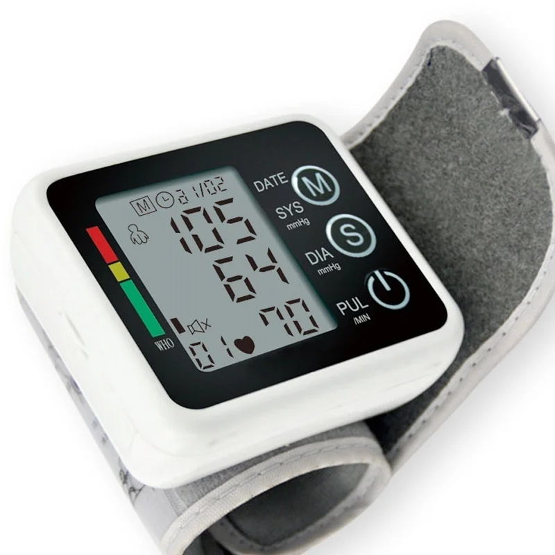 

New Health Care Germany Chip Automatic Wrist Digital Blood Pressure Monitor Tonometer Meter for Measuring And Pulse Rate
