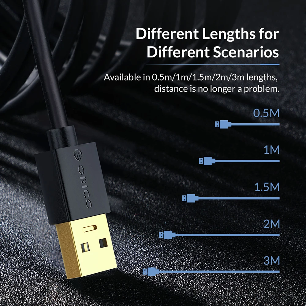 ORICO USB порт Удлинительный кабель типа A для 2 0/USB 3 0 Sup ed несколько usb устройств 5 м/1 м/2