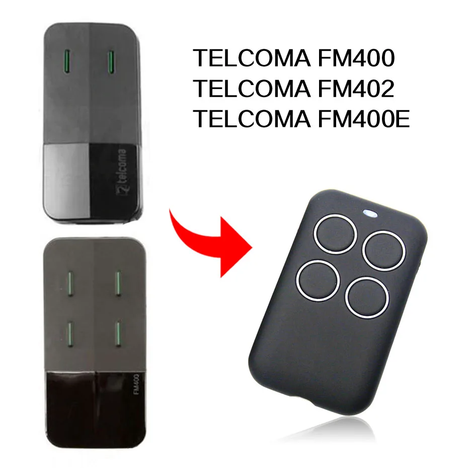 

TELCOMA FM400E FM400 FM402 garage remote control universal TELCOMA remote control 433.92MHz