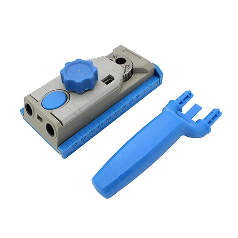1Pc Wood Joint Tool Hole Screw Jig Pocket Hole Jig Drill Guider Doweling Joinery For Woodworking With Scale