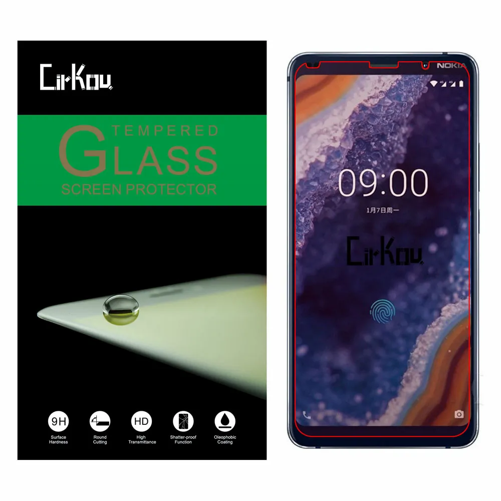 Для Nokia 9 PureView cirkou 2.5D 0 33 мм 9H твердость анти всплеск 100% Закаленное стекло Защитная