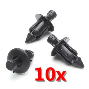

10x 6mm Plastic Rivet Fairing Trim Panel Fastener Clips For Honda For Yamaha For Suzuki