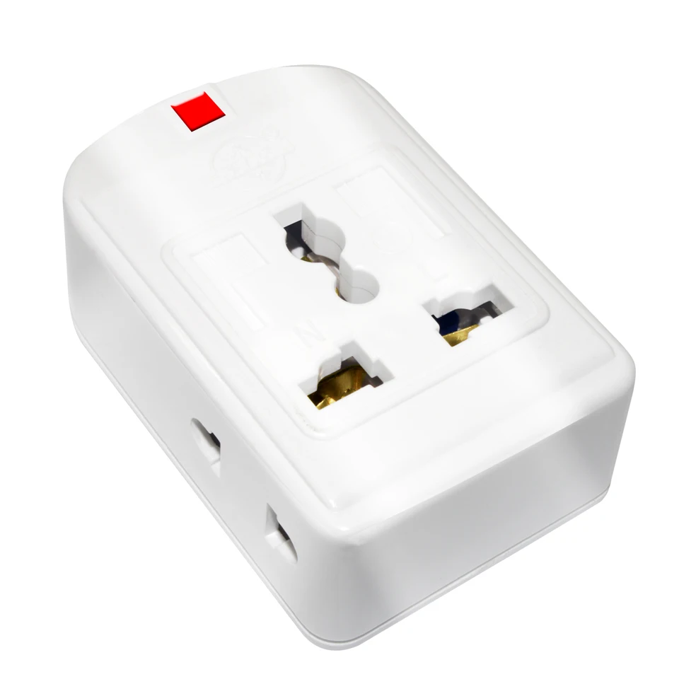 

US/EU/UK/AU/CN Plug Socket Power Outlet Adapter 10A 250V
