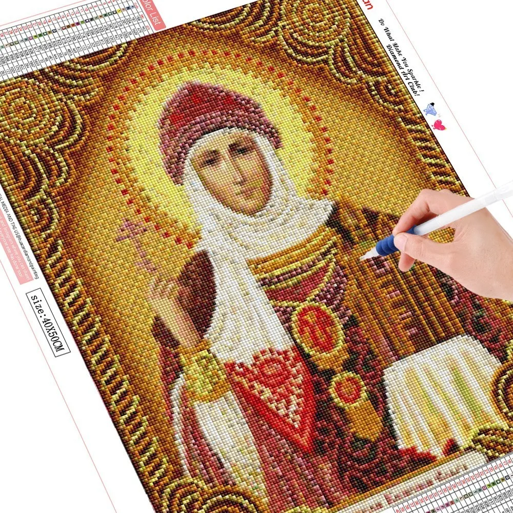 HUACAN 5d DIY алмазная живопись религия икона полная квадратная Алмазная вышивка крестиком Мозаика домашний декор