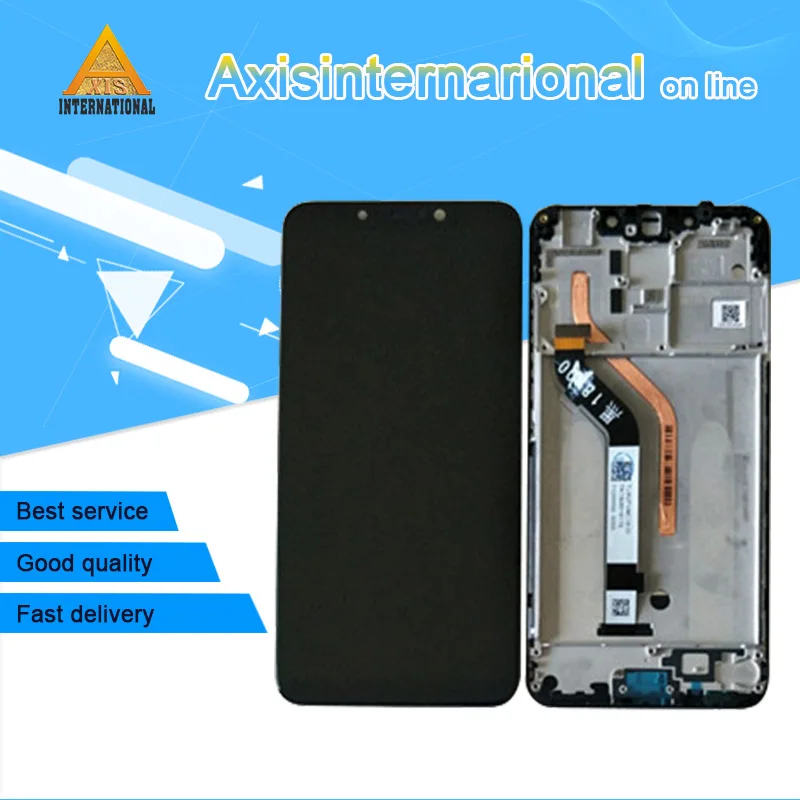 Оригинальный ЖК экран Axisinternational 6 18 дюйма для Xiaomi MI PocoPhone F1 рамка дисплея +