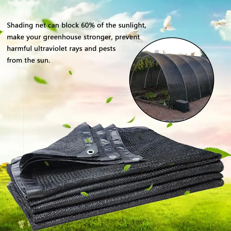 

Shade Cloth 60% Sunblock HDPE Anti-UV Sunshade Net Outdoor Garden Sunscreen Sunblock Shade Cloth Net Plant Greenhouse Cover