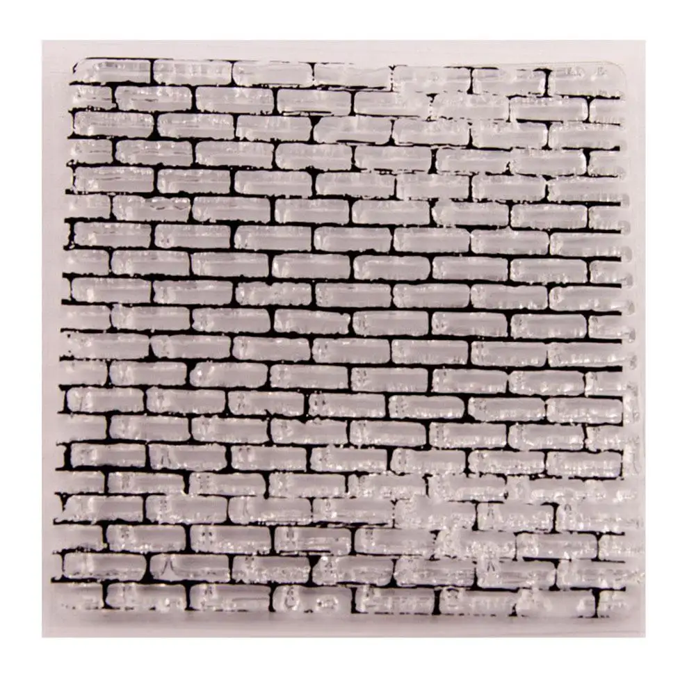 

DIY Transparent Brick Pattern Stamp for Kids Diary Scrapbook Gift Cards Decoration