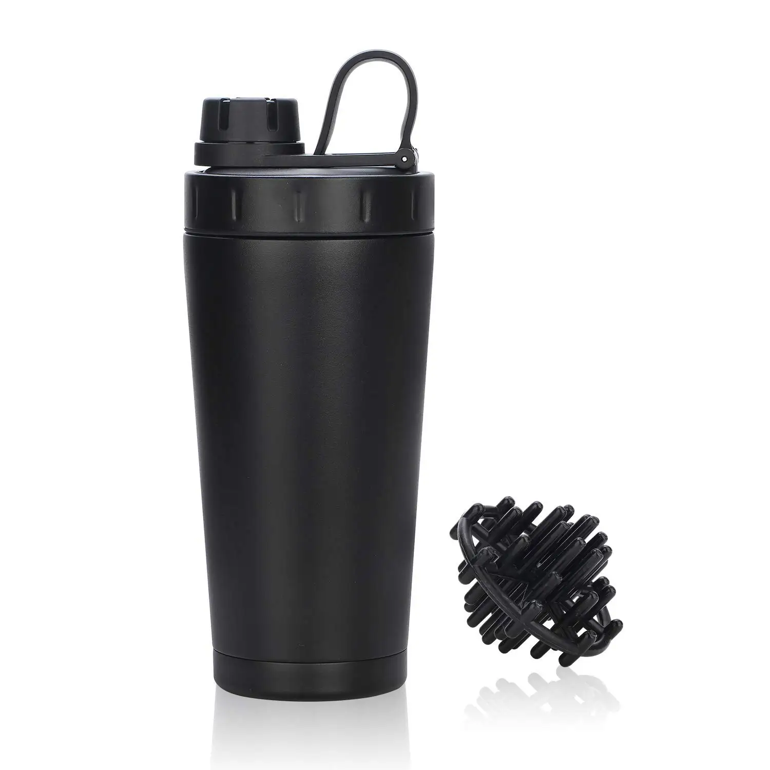 

Protein Shaker Bottle Stainless Steel Sports Water Bottle Shaker Cup, Leak Proof, BPA Free
