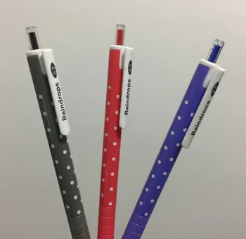 

50 pcs/lot, Wholesales, Free Shipping, Dot Ballpoint Pen Stationery Cartoon Advertising Creative School Supply, 3 Color