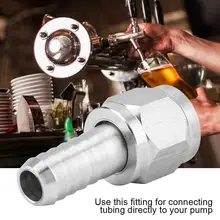 1/4 нержавеющая сталь штуцер пивной насос соединитель Адаптер для MFL шариковый замок Homebrew домашний бар пивные пивоваренные инструменты