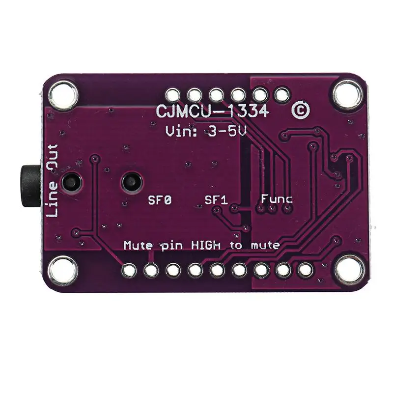 CLAITE 1 шт. 3 в 5 CJMCU 1334 UDA1334A I2S DAC аудио стерео декодер модуль для Arduino I2S|ЦАП| |