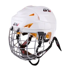 Ice Hockey Helmet Soft EVA Liner with Steel Cage HECC/CSA/ CE Player Hockey Face Shield by Cage Combo Guard Shield Helmet Mask