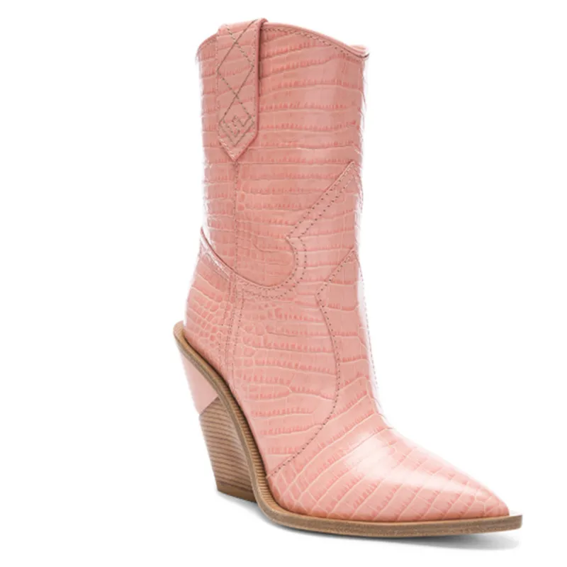 pink cowboy booties