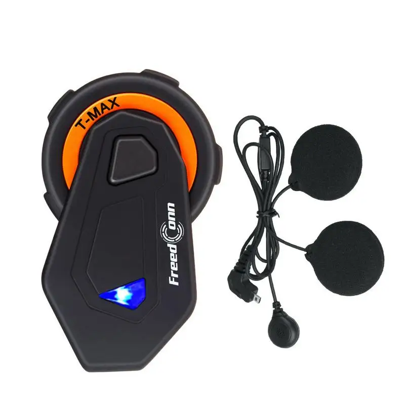 

Motorcycle Helmet Intercom Headset Bluetooth Interphone Crystal Clear Voice Quality Receive A Cell Phone Call Automatically